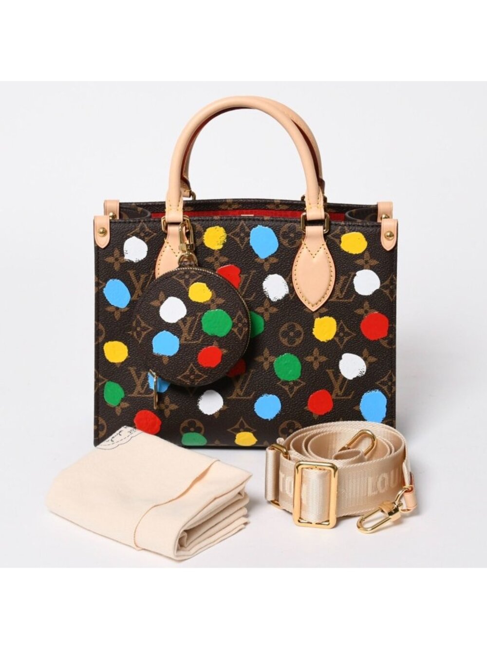 Louis Vuitton Onsago PM Yayoi Kusama Monogram 2-Way Shoulder Bag